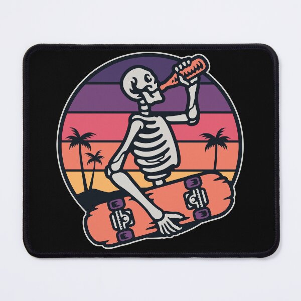 Item preview, drinking skater skull designed and sold by bisly.