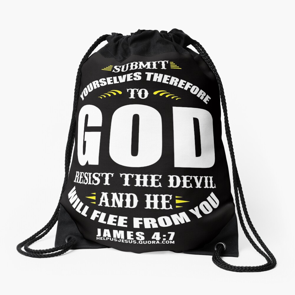 Bible Verse Drawstring Bag