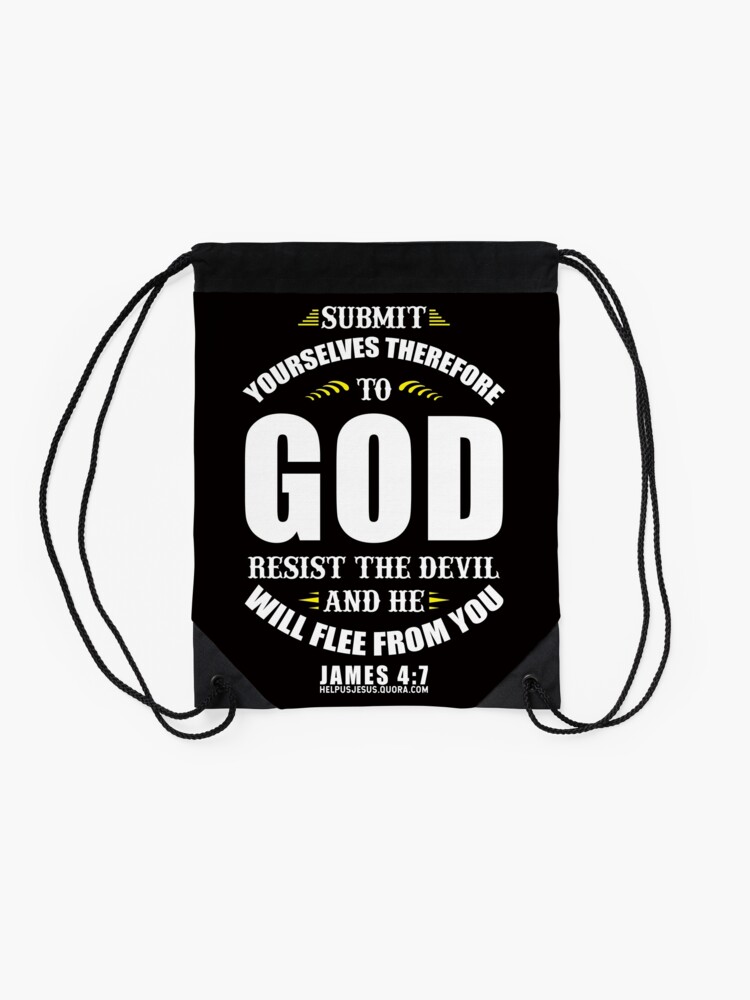 Alternate view of Bible Verse Drawstring Bag
