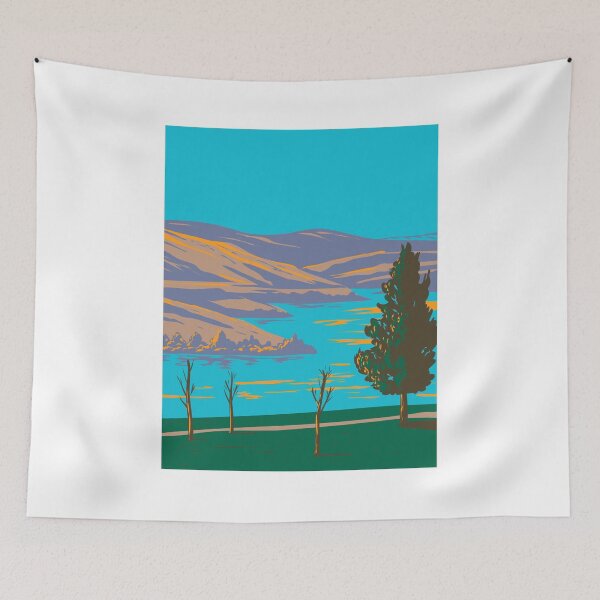 Item preview, Bear Lake State Park Along the Shore of Rendezvous Beach Utah USA WPA Poster Art designed and sold by patrimonio.