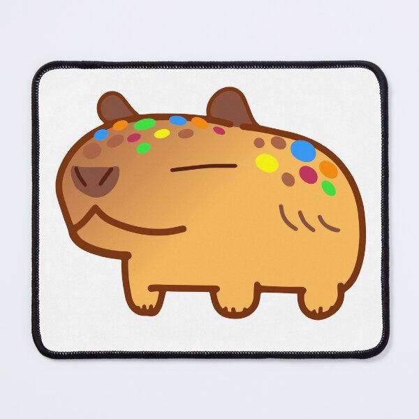 Item preview, One Golden Candy Chocolate Chip Cookie Capybara designed and sold by MiscibilityArt.