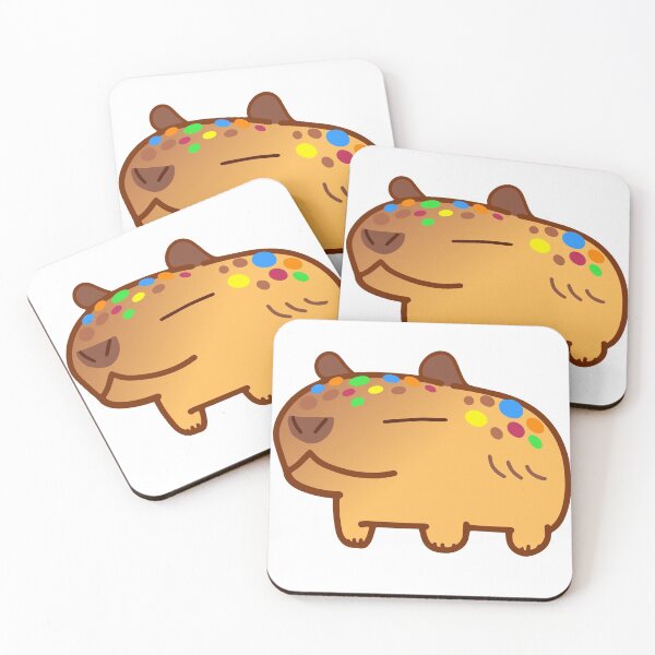 Item preview, One Golden Candy Chocolate Chip Cookie Capybara designed and sold by MiscibilityArt.