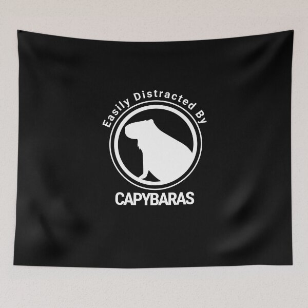 Item preview, Easily Distracted By Capybaras designed and sold by ArlacV.