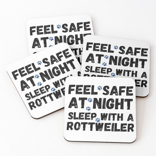 Item preview, Feel Safe At Night Sleep With A Rottweiler - Dog Lovers designed and sold by Krysanthe.