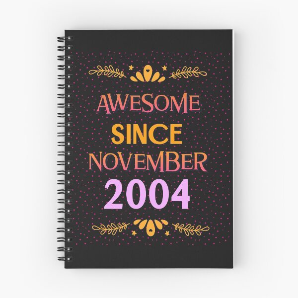 Item preview, AWESOME SINCE NOVEMBER 2004 T-SHIRT  designed and sold by BestCoolStuff.