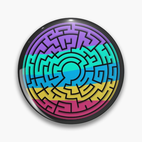 Item preview, Colorful Round Maze designed and sold by Chubuter.