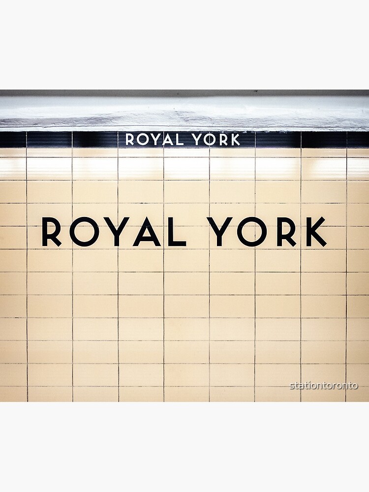 Royal York Toronto Subway Sign by stationtoronto