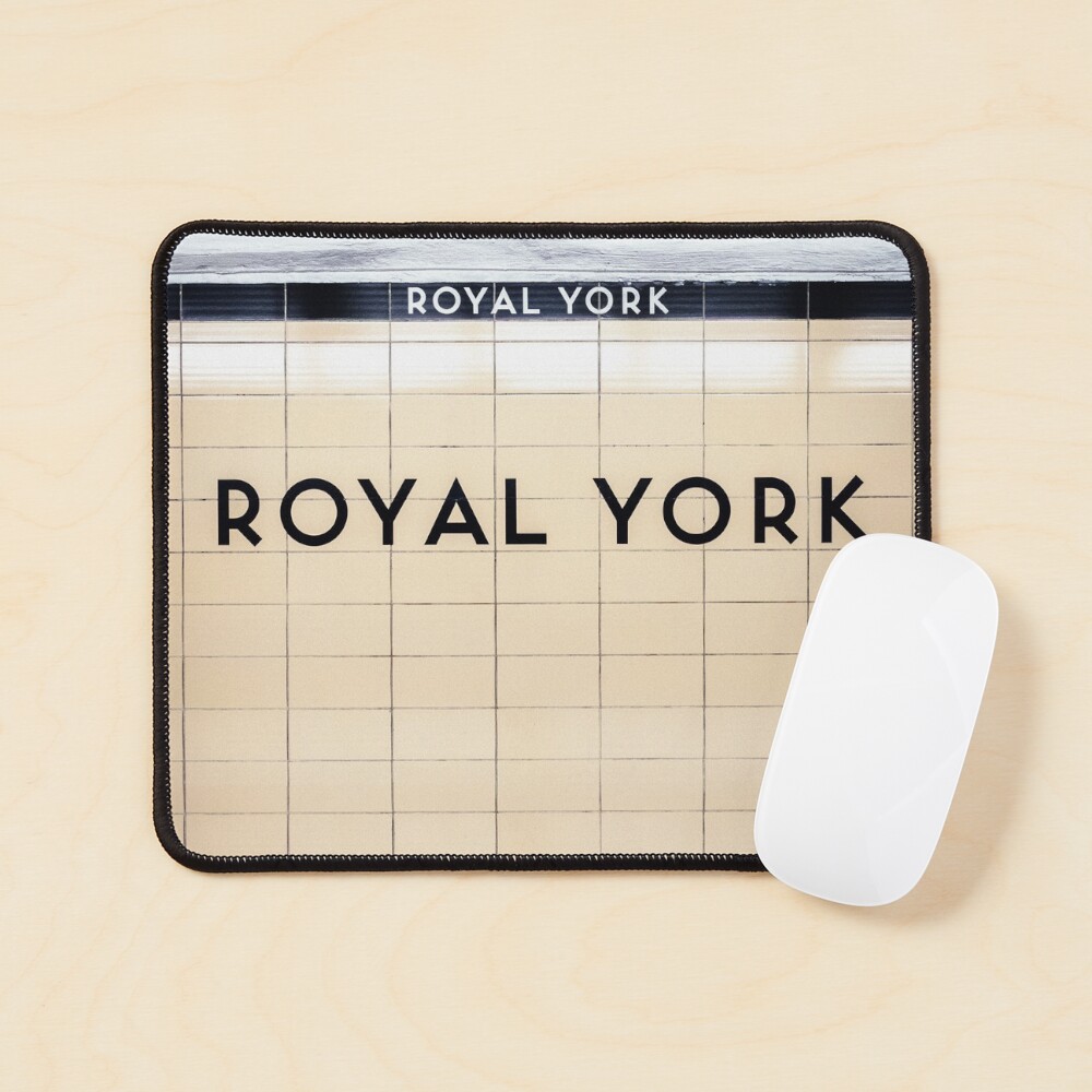 Royal York Toronto Subway Sign Mouse Pad