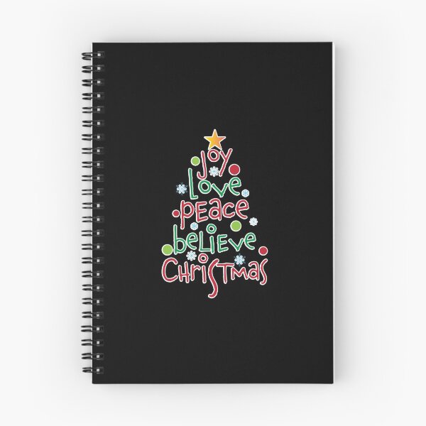 Item preview, Joy Love Peace Believe Christmas designed and sold by roboticaldad.