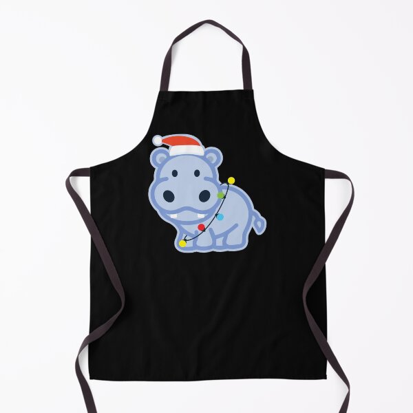 Item preview, Cute Christmas Hippo designed and sold by roboticaldad.