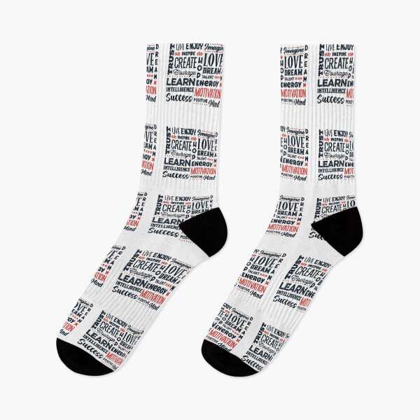 Item preview, Inspirational Words in Black and Red designed and sold by AlteredAtelier.