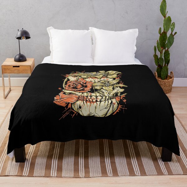 Item preview, floral skull designed and sold by bisly.
