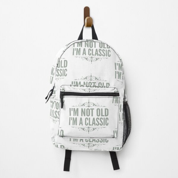 Item preview, I'm Not Old I'm A Classic Grey Typography Funny Quotes or Phrase in Normal Style designed and sold by Vasabi88.