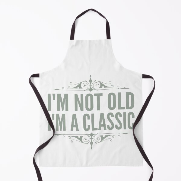 Item preview, I'm Not Old I'm A Classic Grey Typography Funny Quotes or Phrase in Normal Style designed and sold by Vasabi88.