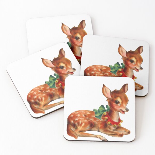Item preview, Cute Vintage Christmas Deer  designed and sold by Pinkmagenta.