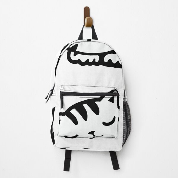 Item preview, Sleeping cat black and white designed and sold by Memes-Pain.