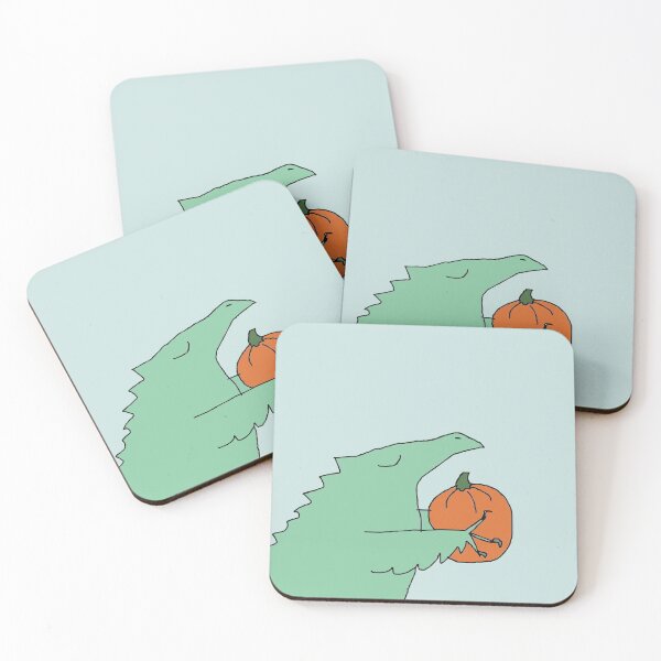 Item preview, Dinosaur with pumpkin designed and sold by Vincent Briggs.