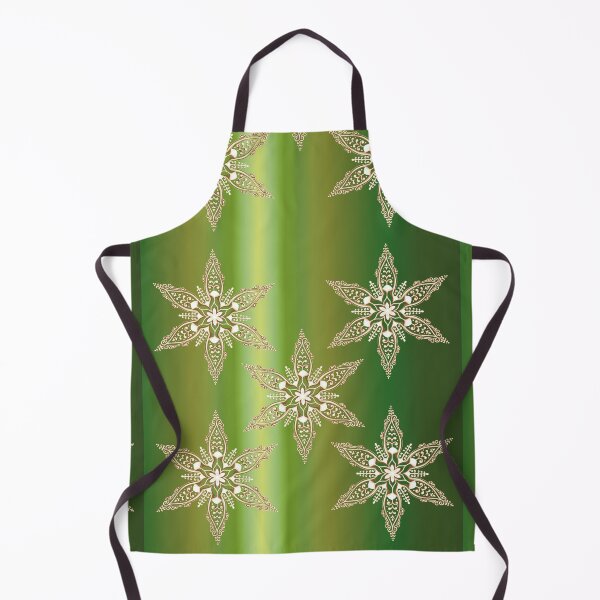 Item preview, Green Christmas Snowflake designed and sold by Lalita-Designs.