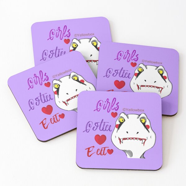 Item preview, Girls Gotta Eat - Yellowbox ink painting designed and sold by twyellowbox.