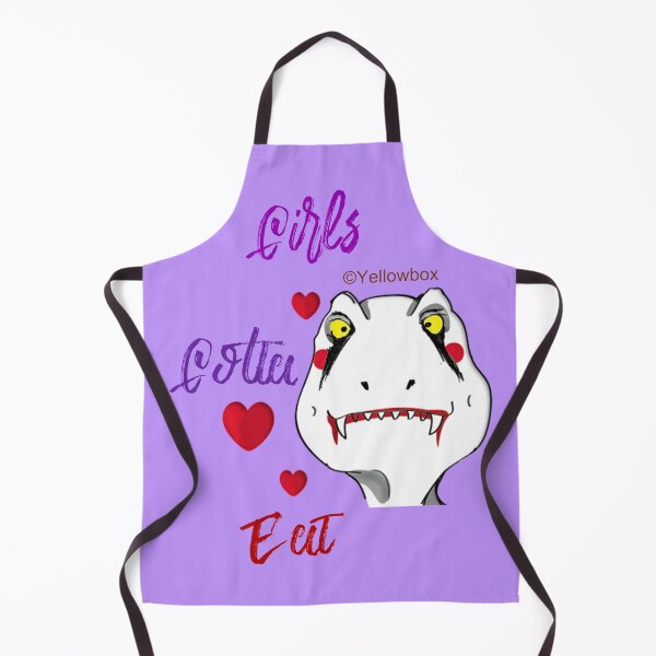 Item preview, Girls Gotta Eat - Yellowbox ink painting designed and sold by twyellowbox.