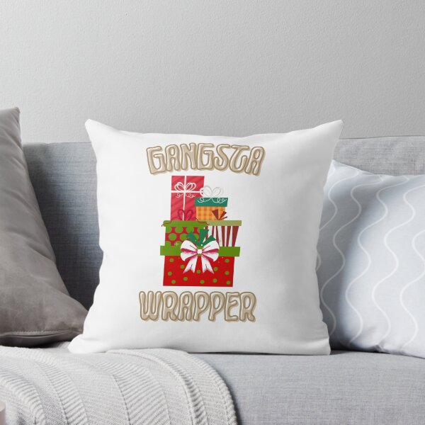 Item preview, Gangsta Wrapper Funny Trending Christmas Gift Stickers and Shirts designed and sold by BoomDesignsUS.