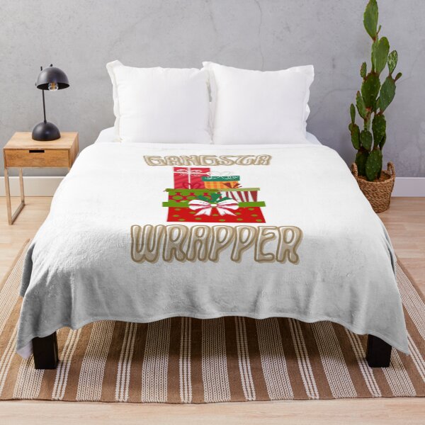Item preview, Gangsta Wrapper Funny Trending Christmas Gift Stickers and Shirts designed and sold by BoomDesignsUS.