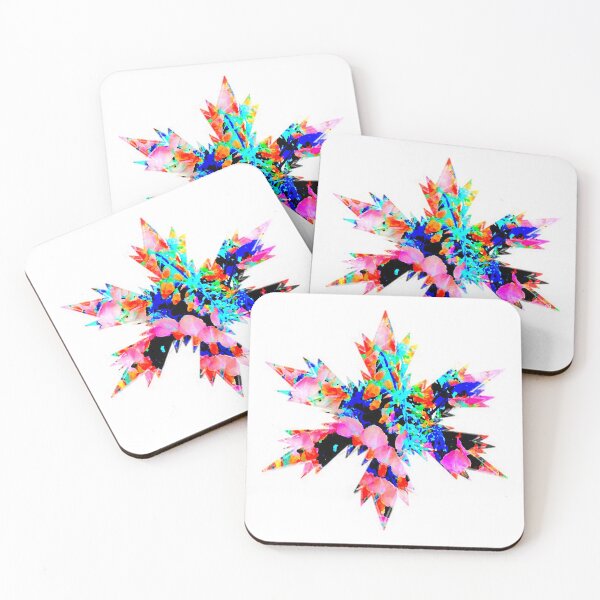 Item preview,  Xmas Snowflakes Pink Blue Star by Iritof designed and sold by iritof.