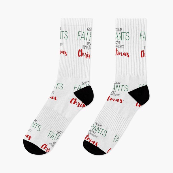 Item preview, Get Your Fat Pants Ready Funny Trending Christmas Gift Stickers and Shirts designed and sold by BoomDesignsUS.
