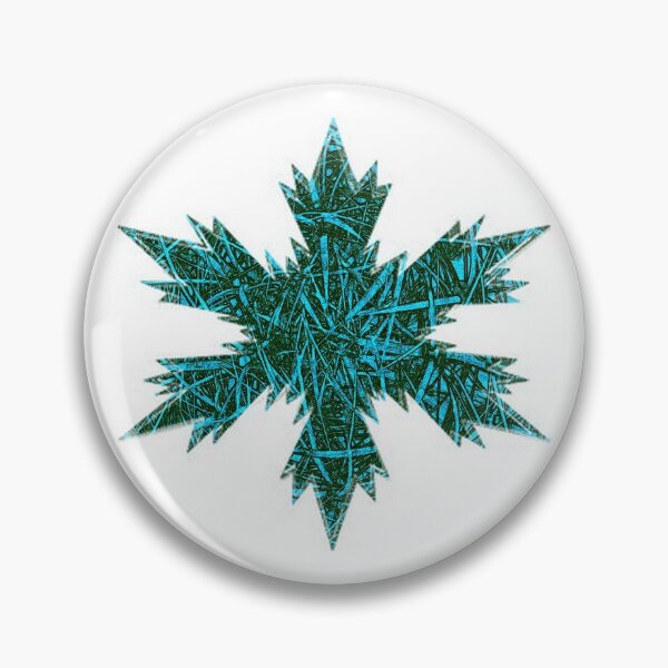 Item preview, Xmas Snowflakes Forest Green Star by Iritof designed and sold by iritof.