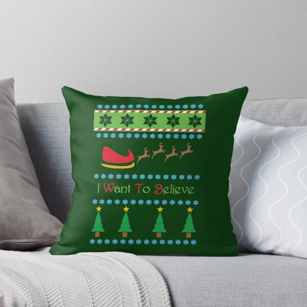 Item preview, Ugly Sweater Santa's Sleigh and Reindeer designed and sold by MeOnTheComputer.