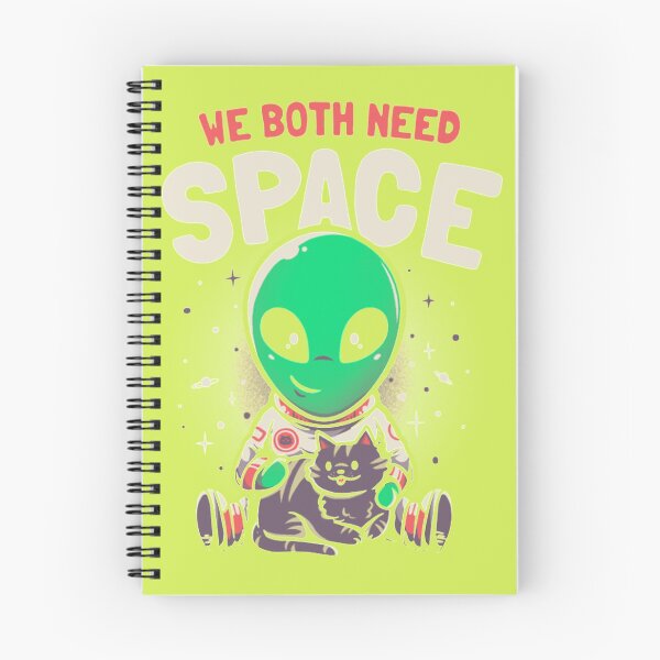 Item preview, Space We Both Need Space - Funny Cute Cat Alien Gift  designed and sold by KylieBrod.