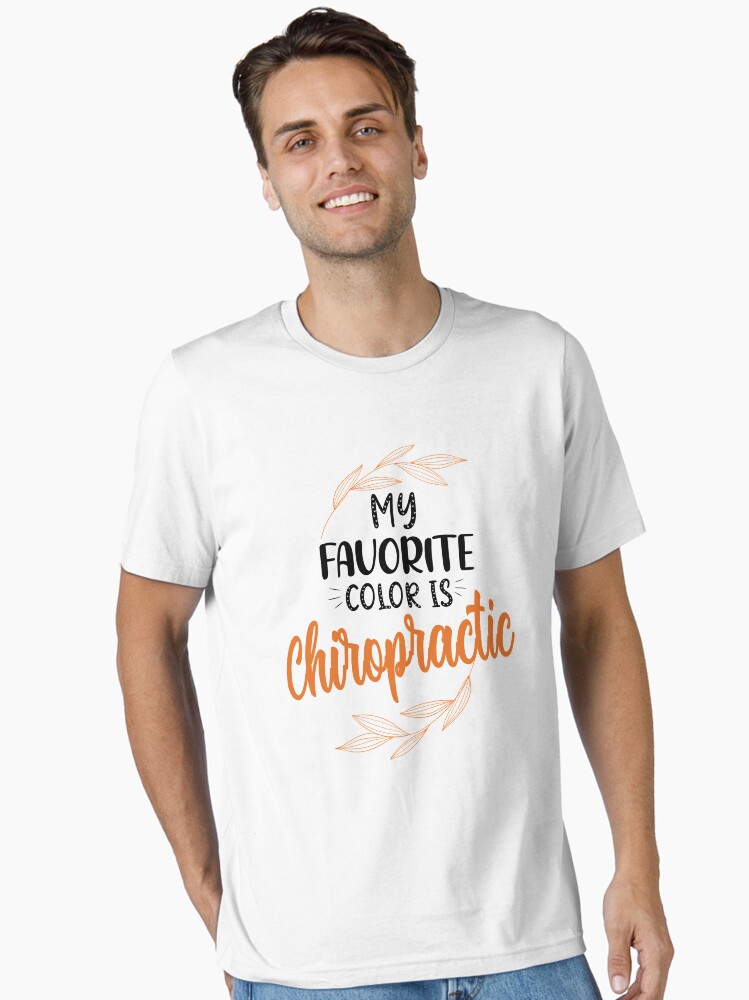 My favorite color is chiropractic funny spine retro vintage