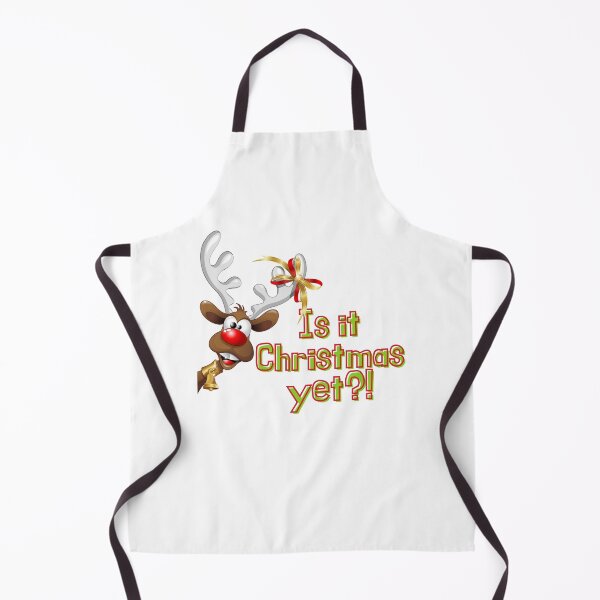 Item preview, Is It Christmas Yet Goofy Reindeer Funny Trending Christmas Gift Stickers and Shirts designed and sold by BoomDesignsUS.