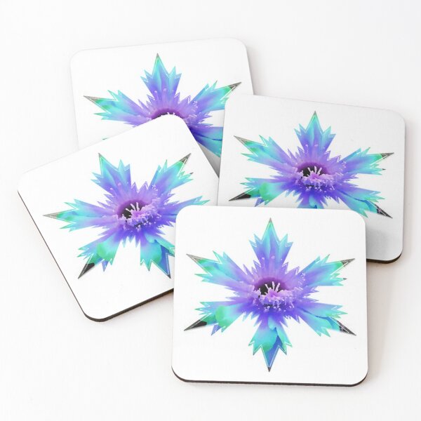 Item preview, Xmas Snowflakes turquoise purple mix Star by Iritof designed and sold by iritof.