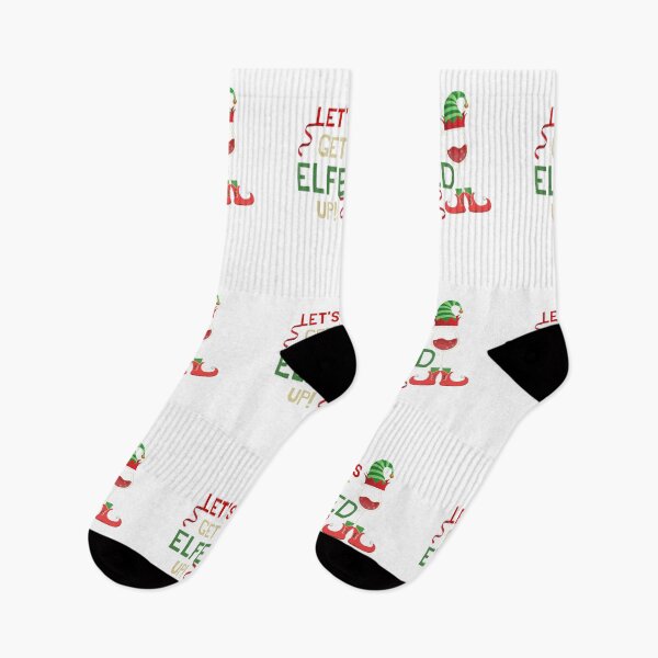 Item preview, Lets Get Elfed Up Funny Trending Christmas Gift Stickers and Shirts designed and sold by BoomDesignsUS.