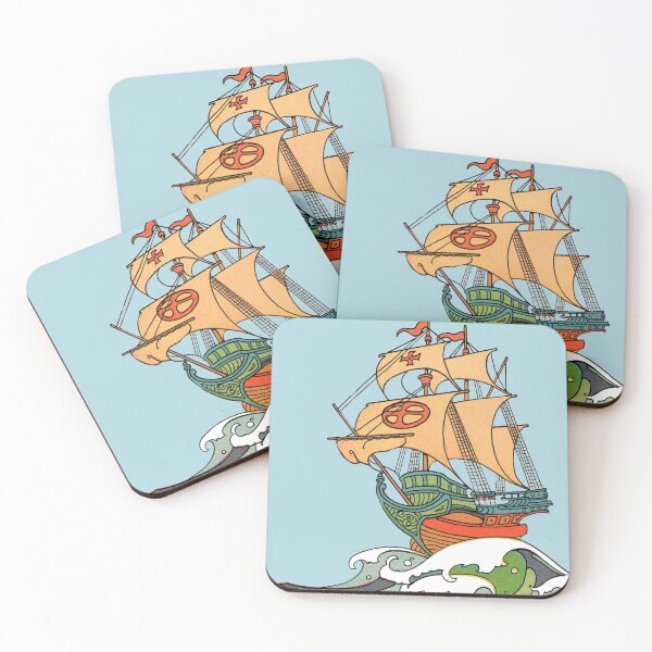 Item preview, Retro Galleon Ship designed and sold by elevens.