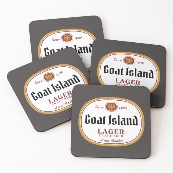 Item preview, Lake Martin • Goat Island • Lager Craft Beer Logo Since 1926 designed and sold by AlabamaLakeLife.