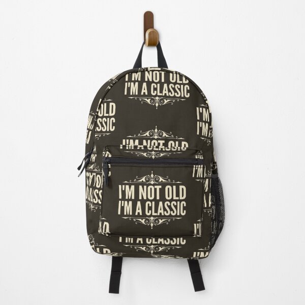 Item preview, I'm Not Old I'm A Classic Cream Typography Funny Quotes or Phrase in Normal Style designed and sold by Vasabi88.