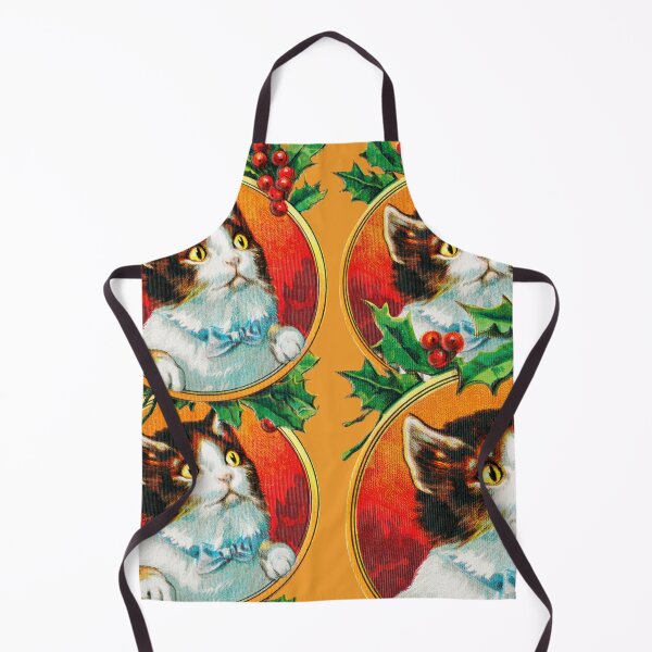 Item preview, Vintage Christmas Kitty designed and sold by Vintage by Kaya.
