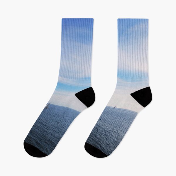 Item preview, Sailboats in the Ocean with Blue Skies designed and sold by ColorfulPrints.