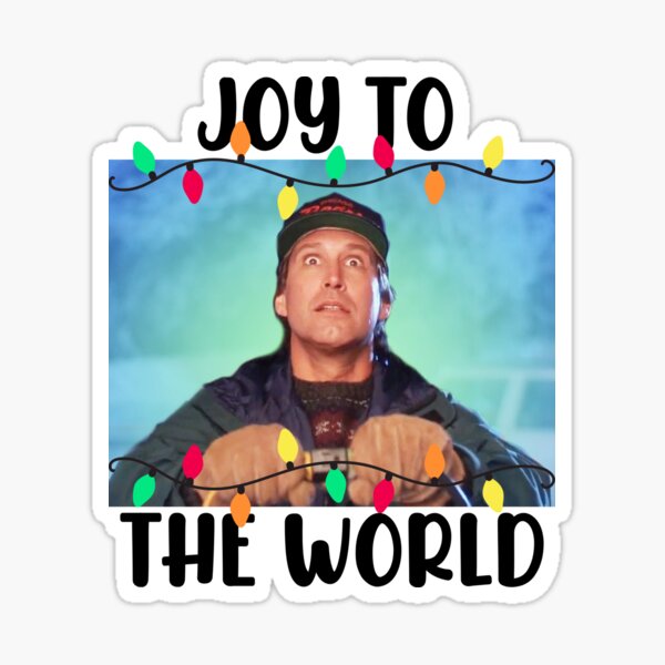 "Clark Griswold Christmas Vacation " Sticker for Sale by Introvertz