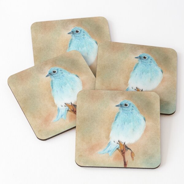 Item preview, Mountain Bluebird on Stalk designed and sold by blissingart.