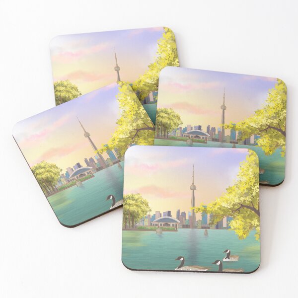 Item preview, Toronto Geese Print | Geese | Lake Ontario | Travel Poster | Toronto Skyline | The Six | Wall Art | Poster | Gift | designed and sold by SmashingInkster.