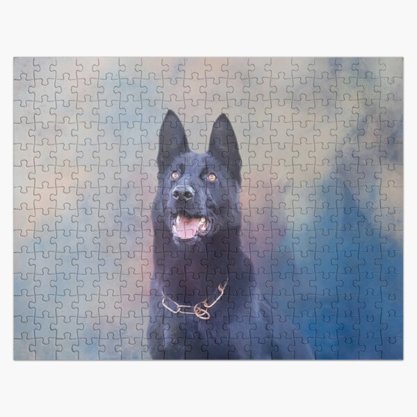 Sable German Shepherd Dog Jigsaw Puzzle