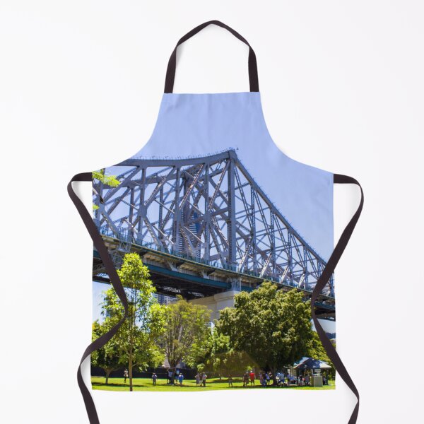 Item preview, Story bridge and red Jacaranda Tree Brisbane city Australia designed and sold by LD ART.