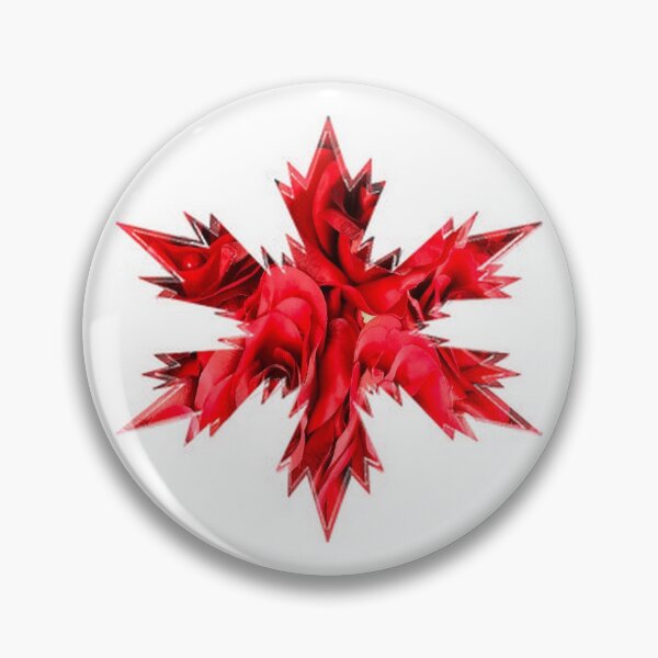 Item preview, Xmas Snowflakes Star Red-Pink Petals by Iritof designed and sold by iritof.