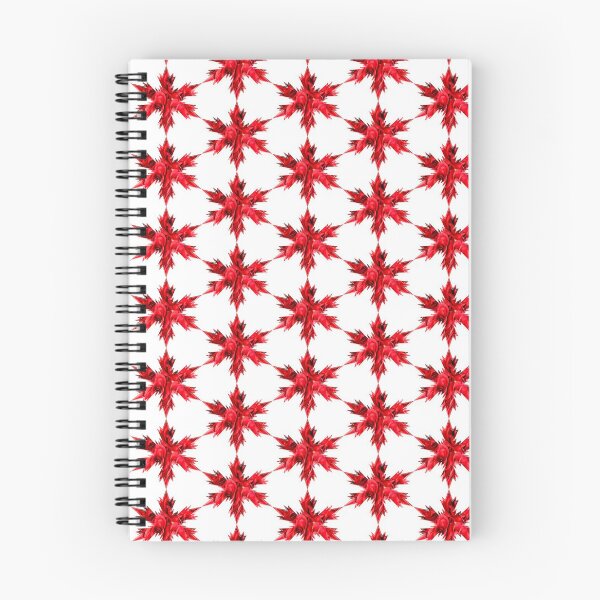 Item preview, Xmas Snowflakes Star Red-Pink Petals by Iritof designed and sold by iritof.