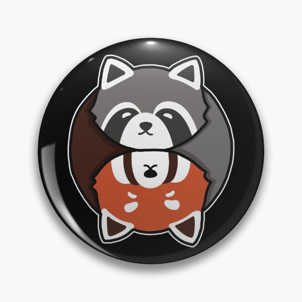 Artikelvorschau, Ying Yang Waschbär und Roter Panda entworfen und verkauft von Luan Huynh.