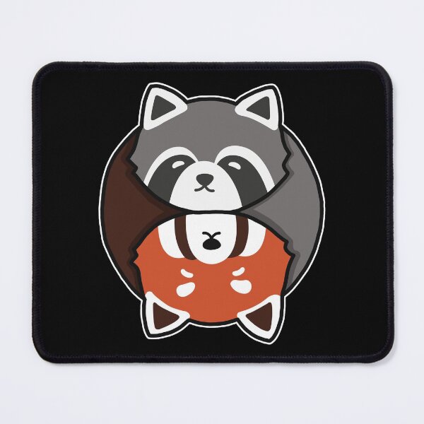 Item preview, Ying Yang Raccoon And Red Panda designed and sold by Luan Huynh.