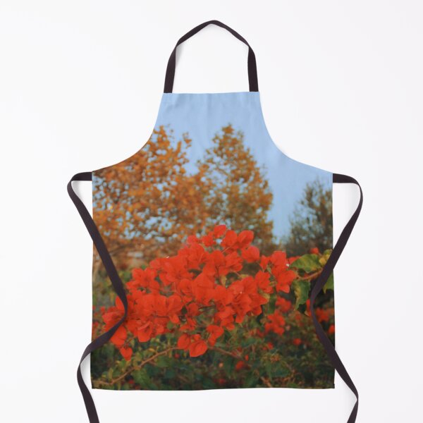 Item preview, Fall Retro Red Flowers designed and sold by ColorfulPrints.